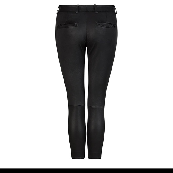 Olivia Sheed STRETCH LEATHER BOYFRIEND, SIZE 4 - Picture 5 of 7